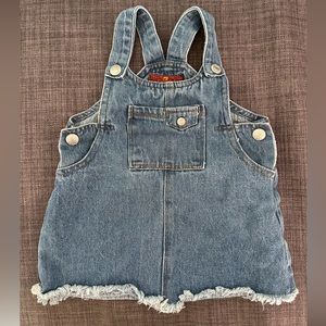 Denim skirt overall 12 months